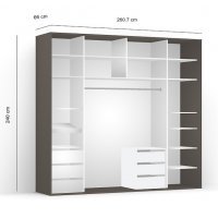 DRESSING LEX 261-240-66 D GRI/MSJ/O